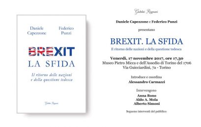 Presentazione del libro BREXIT. LA SFIDA